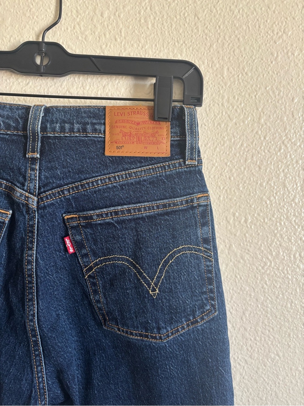 Levi's Women’s Dark Blue 501 Original Fit Jeans